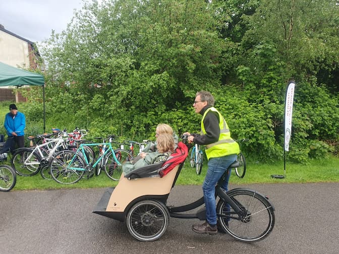 Cycle Fest trishaw ride