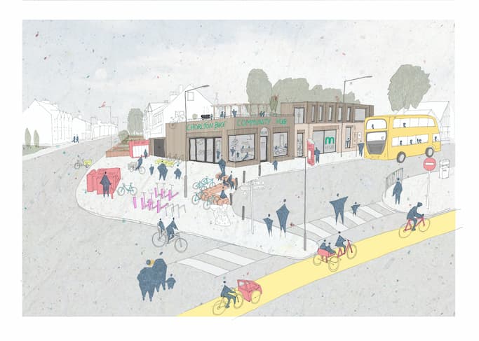 Old Police Station site - vision drawing 1