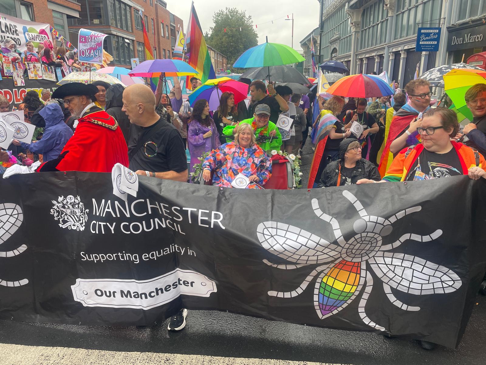 Trishaw at Manchester Pride parade 1