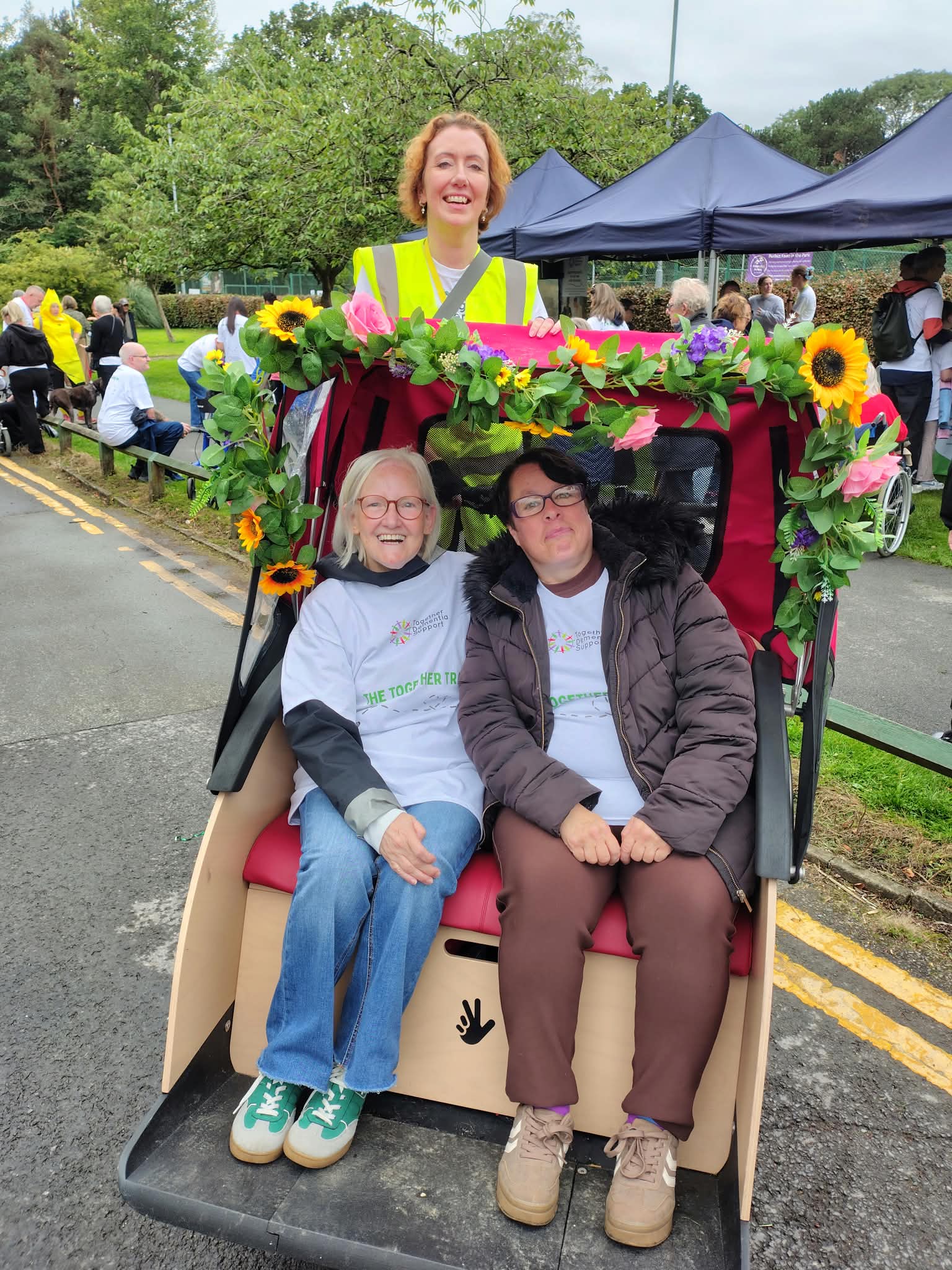 Trishaw at Together Dementia Support Together Trail